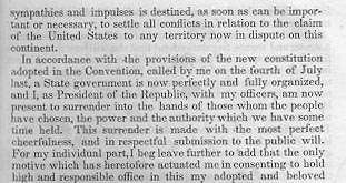 Anson Jones' valedictory speech, 1846