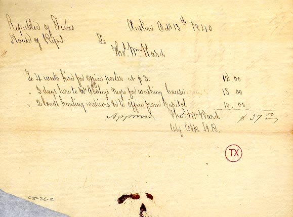 Ward claim related to Mrs. Eberly